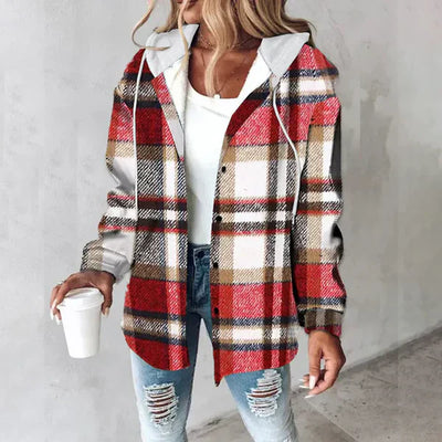 CLAUDIA I KARIERTE JACKE