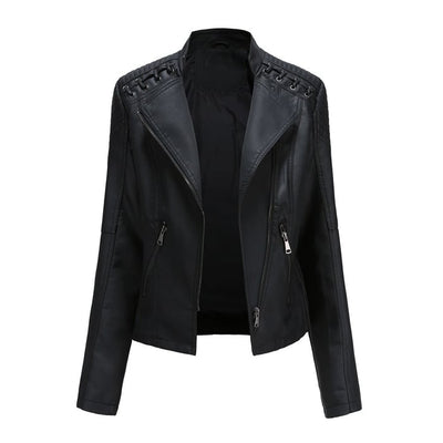 KARIN I STYLISCHE LEDERJACKE