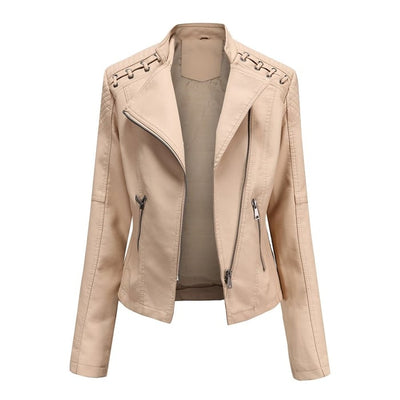 KARIN I STYLISCHE LEDERJACKE