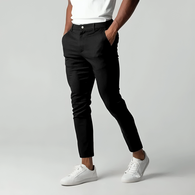 JOACHIM I DEHNBARE CHINO-HOSE