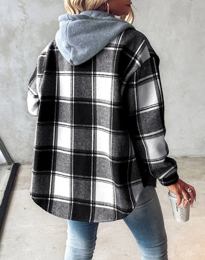 CLAUDIA I KARIERTE JACKE