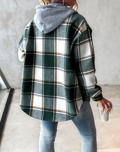 CLAUDIA I KARIERTE JACKE