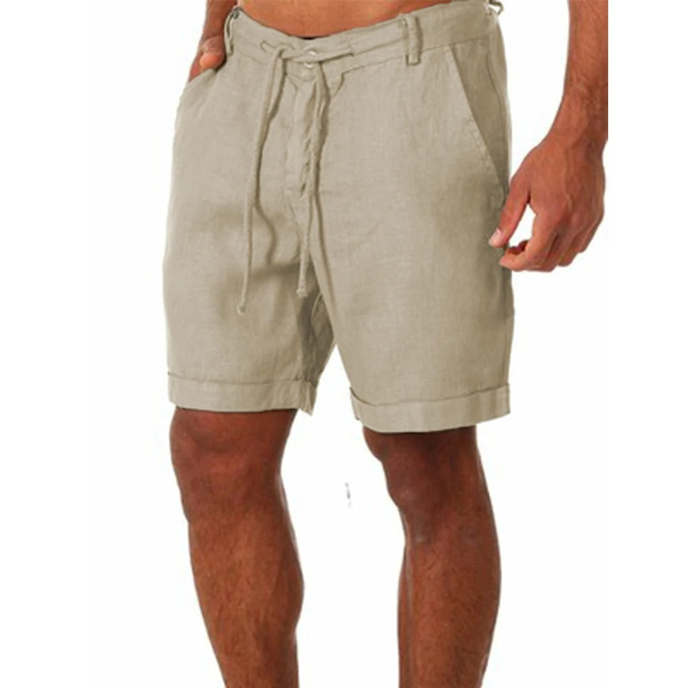 LAMBERTUS I TRENDIGE LEINENSHORTS